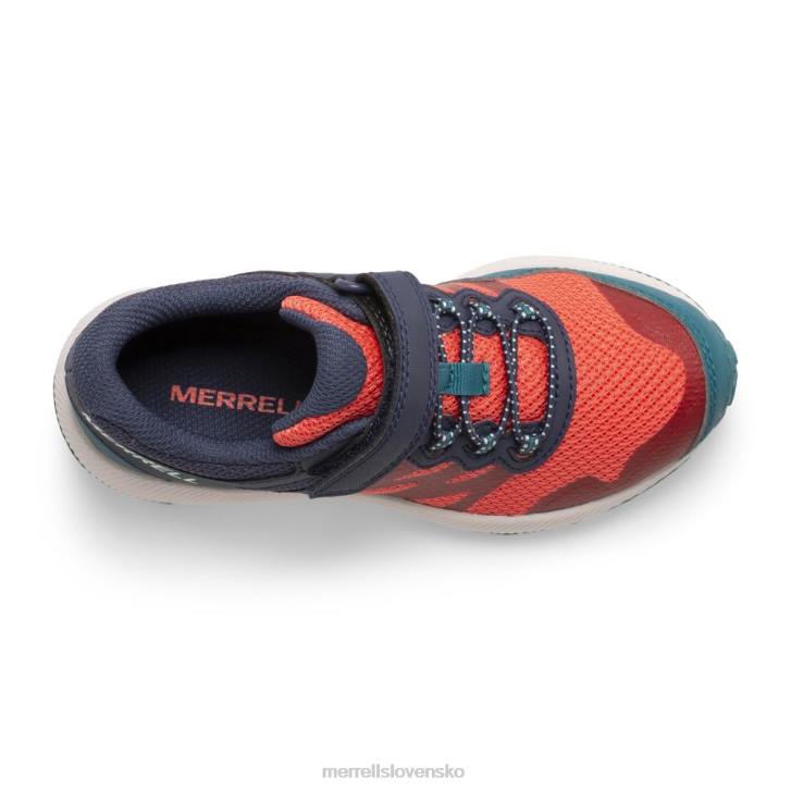 Merrell tenisky nova 2 (mk166240) topánky 6T64786 námornícka/koralová deti