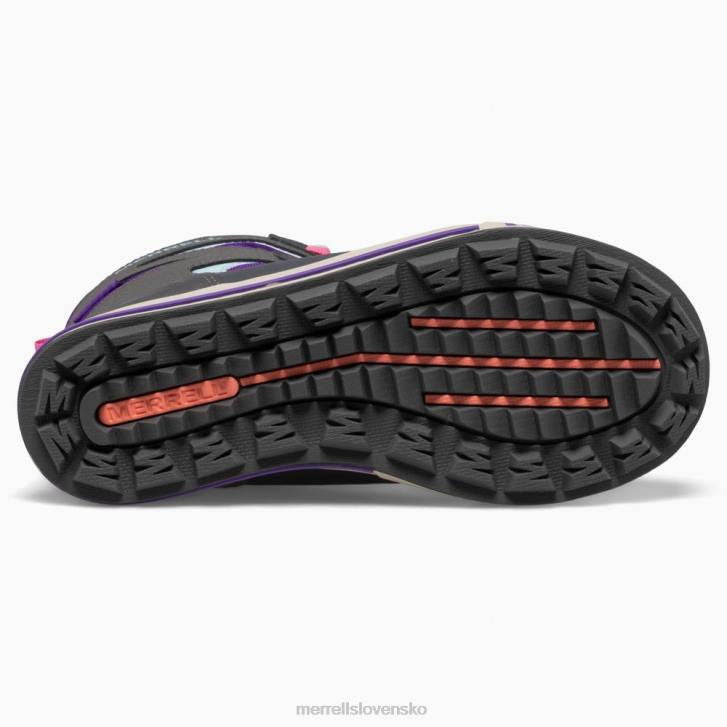 Merrell topánka snowbank 3.0 (mk166223k) topánky 6T641484 ultrafialová/šedá deti