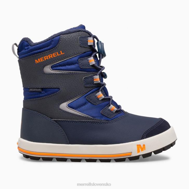 Merrell topánka snowbank 3.0 (mk265184k) topánky 6T641482 námornícka/kobaltová/oranžová deti