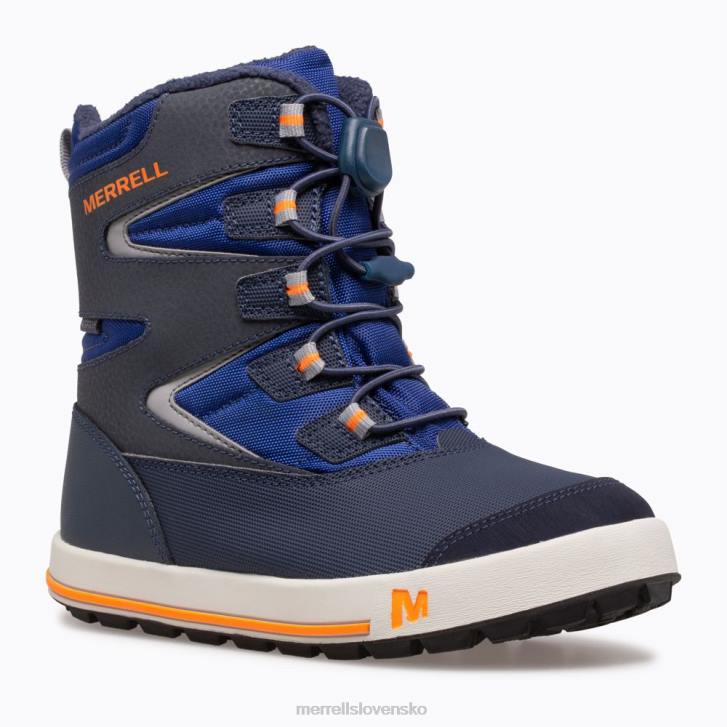 Merrell topánka snowbank 3.0 (mk265184k) topánky 6T641482 námornícka/kobaltová/oranžová deti