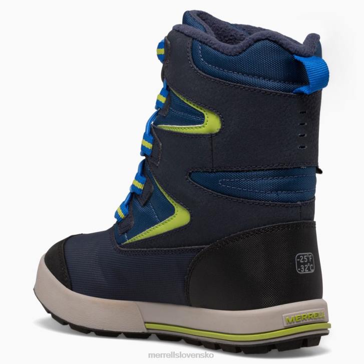 Merrell topánka snowbank 3.0 (mk266222k) topánky 6T641479 námorníctvo/citrón deti