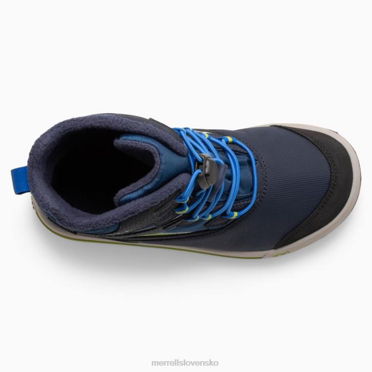 Merrell topánka snowbank 3.0 (mk266222k) topánky 6T641479 námorníctvo/citrón deti