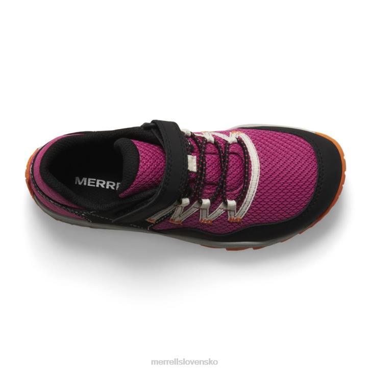 Merrell trailové rukavice 7 a/c (mk166794k) topánky 6T641439 fuchsiová/čierna deti