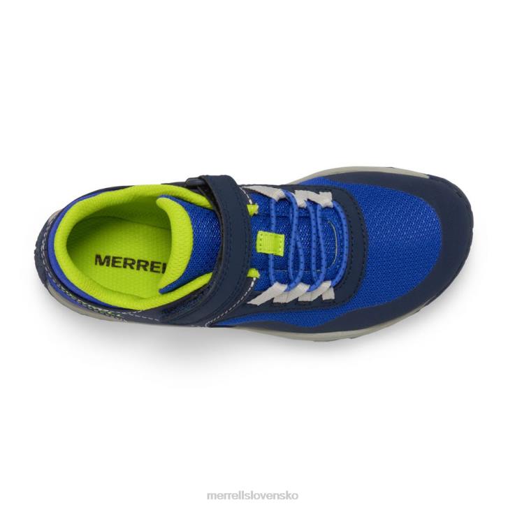 Merrell trailové rukavice 7 a/c (mk266791k) topánky 6T641441 modrá/limetková deti