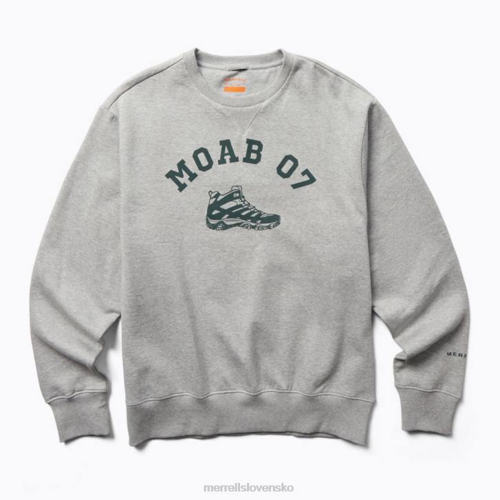 Merrell Moab 07 crew fleece na krku (jmf26621-050) oblečenie 6T64322 sivý vres muži