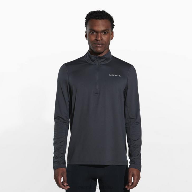 Merrell betatherm 1/4 zip (jms25572-101) oblečenie 6T64764 asfalt muži