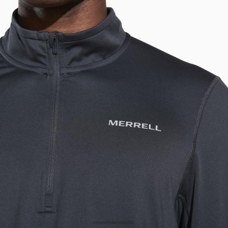 Merrell betatherm 1/4 zip (jms25572-101) oblečenie 6T64764 asfalt muži