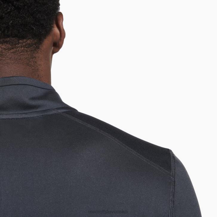 Merrell betatherm 1/4 zip (jms25572-101) oblečenie 6T64764 asfalt muži