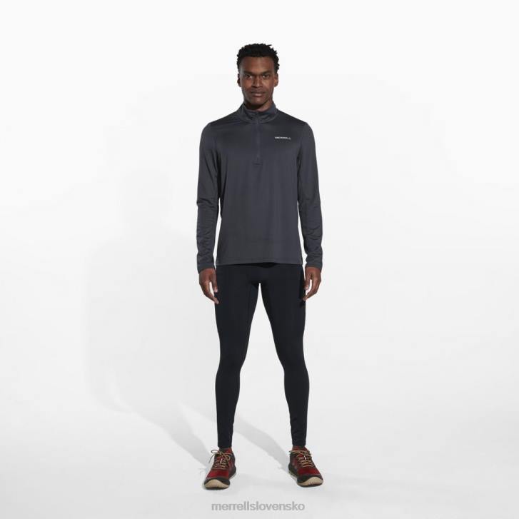 Merrell betatherm 1/4 zip (jms25572-101) oblečenie 6T64764 asfalt muži