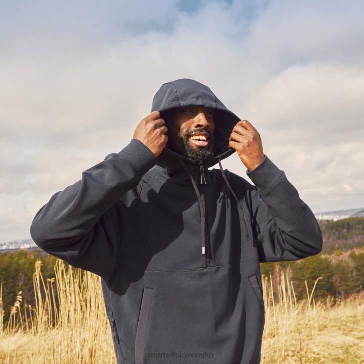 Merrell momentum hoody (jms26762-010) oblečenie 6T64162 čierna muži