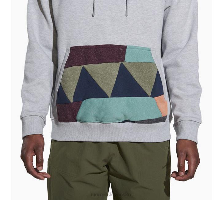 Merrell starý pulóver s kapucňou (jms26641-050) oblečenie 6T64557 sivý vres muži