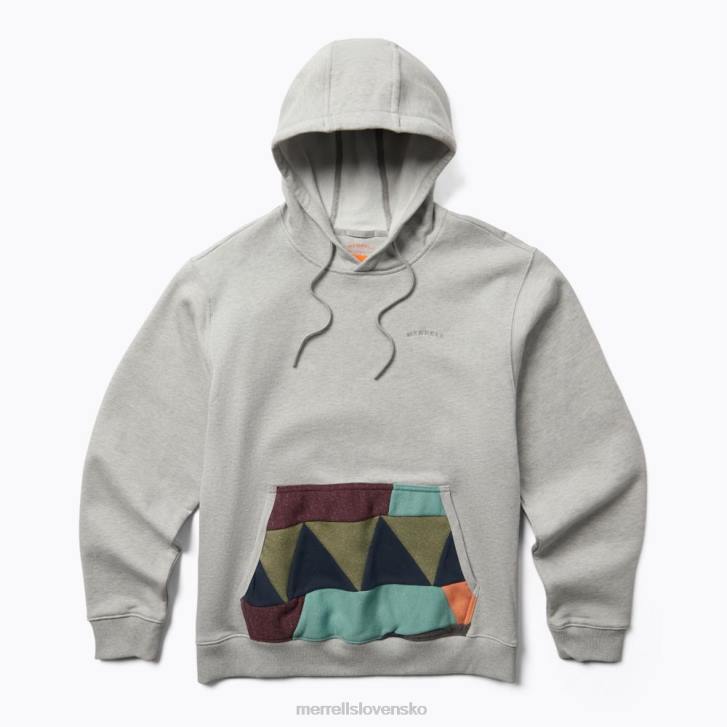 Merrell starý pulóver s kapucňou (jms26641-050) oblečenie 6T64557 sivý vres muži