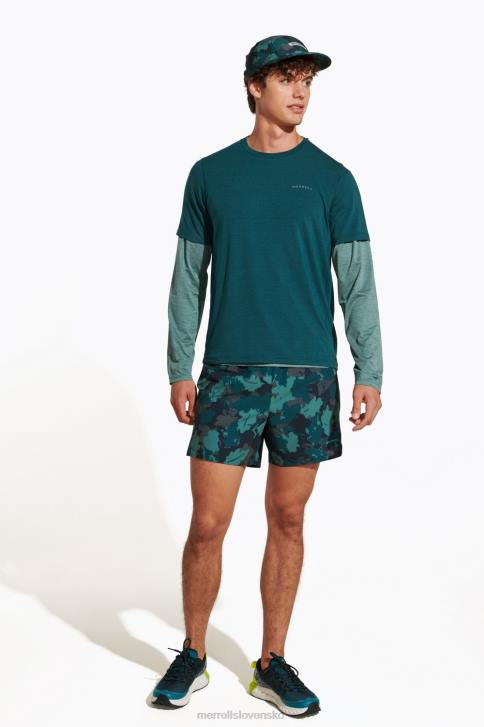 Merrell každodenné tričko s tencelom (jms26443-325) oblečenie 6T64149 morský mach muži