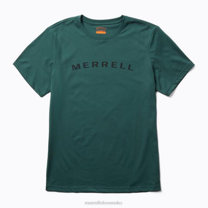 Merrell tričko s krátkym rukávom wordmark (jms26332-325) oblečenie 6T64585 morský mach muži