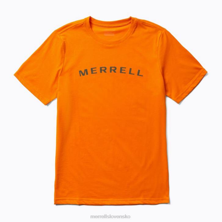 Merrell tričko s krátkym rukávom wordmark (jms26332-751) oblečenie 6T64584 bujarosť muži