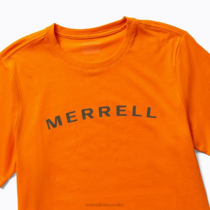 Merrell tričko s krátkym rukávom wordmark (jms26332-751) oblečenie 6T64584 bujarosť muži