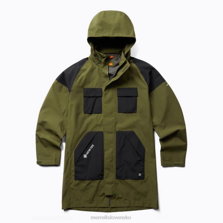 Merrell gore-texová cargo vrecková parka (jmf26677-326) oblečenie 6T64797 zaprášená oliva muži