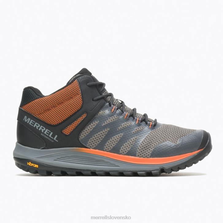 Merrell nova 2 stredne vodeodolná (j500227) topánky 6T64207 drevené uhlie muži