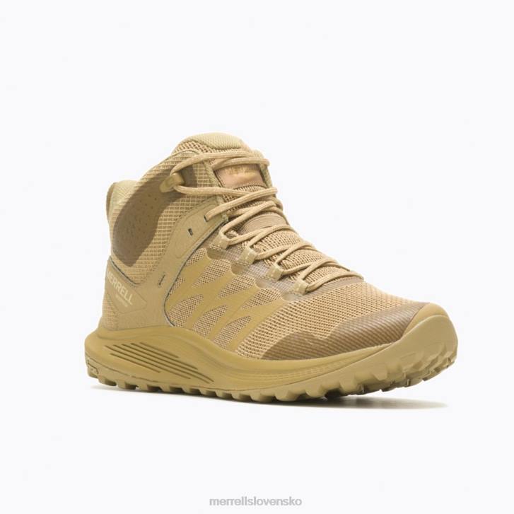 Merrell nova 3 mid taktická vodotesná topánka (j005051) topánky 6T64382 kojot muži