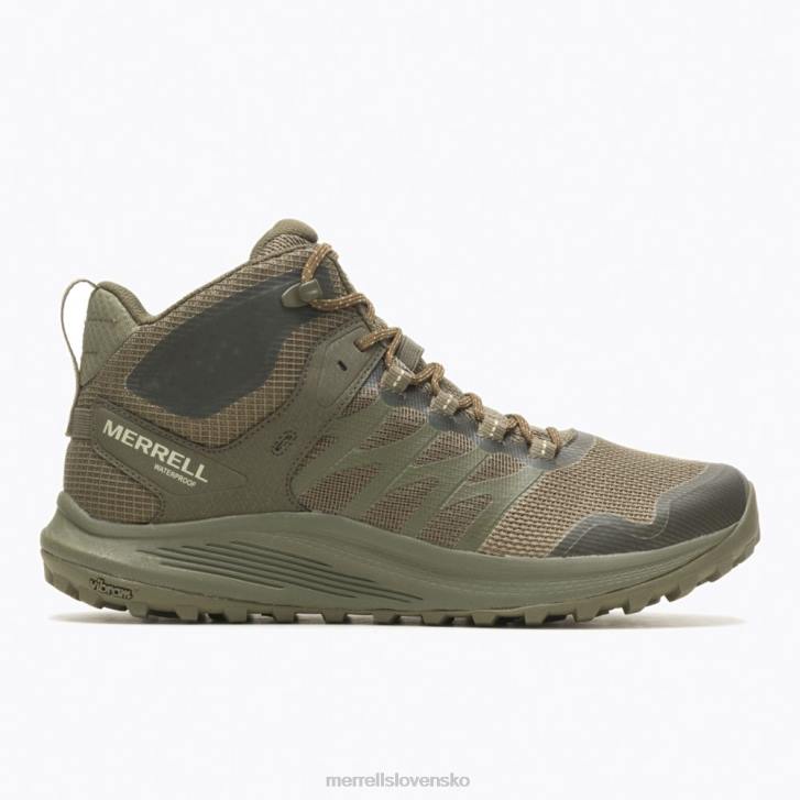 Merrell nova 3 mid taktická vodotesná topánka (j005053) topánky 6T64383 olivový muži