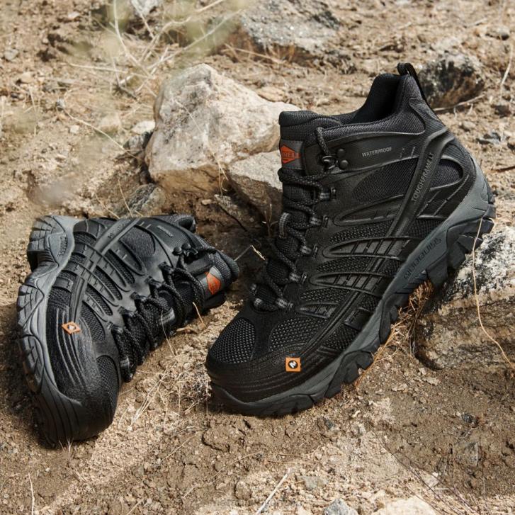 Merrell Moab Velocity so strednou šírkou nepremokavého uhlíkového vlákna (j099431w) topánky 6T64343 hradná skala muži