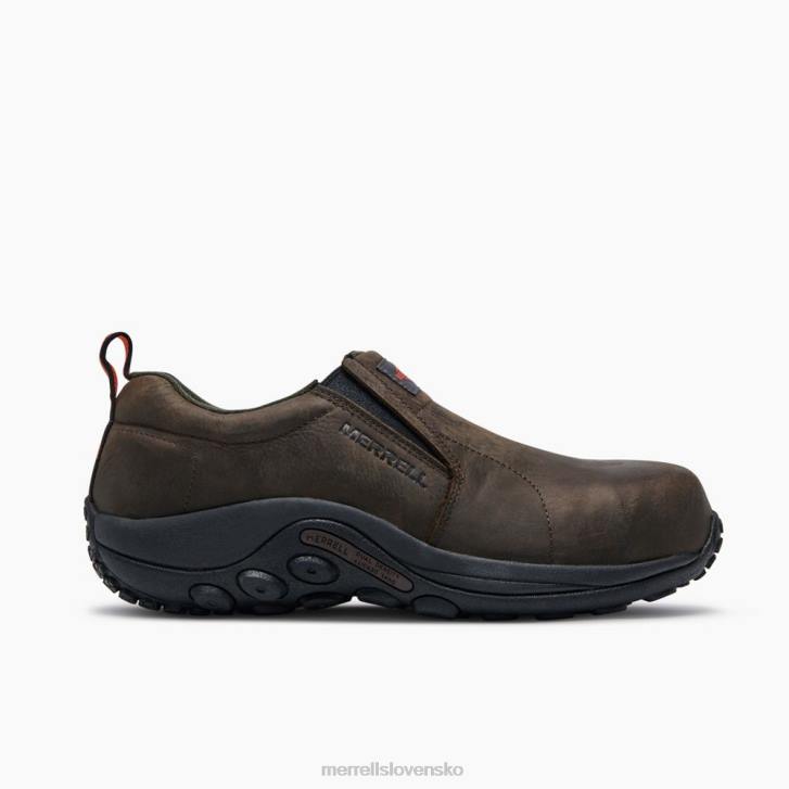 Merrell Pracovná obuv z jungle moc koženej špičky (j099319) topánky 6T64346 espresso muži