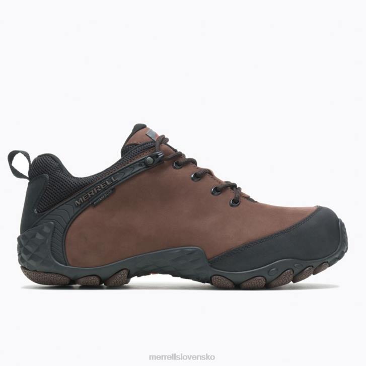 Merrell chameleon flux koža vodotesné uhlíkové vlákno (j003901) topánky 6T64660 hnedá muži