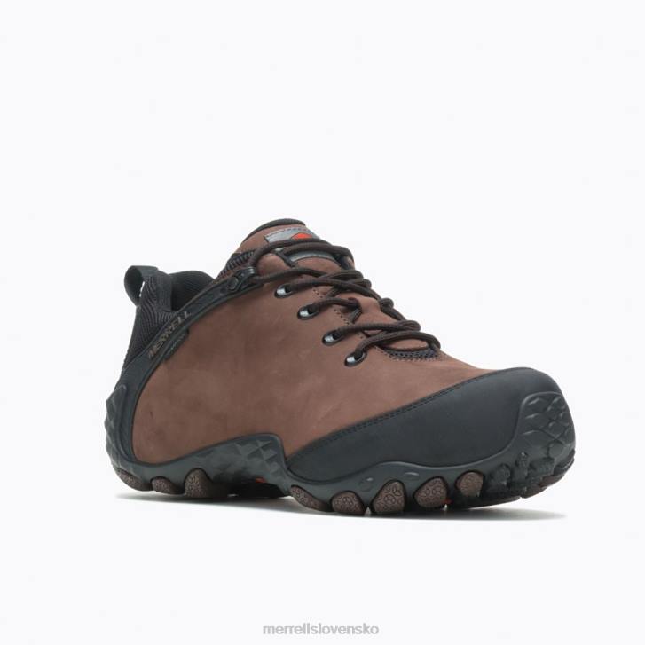 Merrell chameleon flux koža vodotesné uhlíkové vlákno (j003901) topánky 6T64660 hnedá muži
