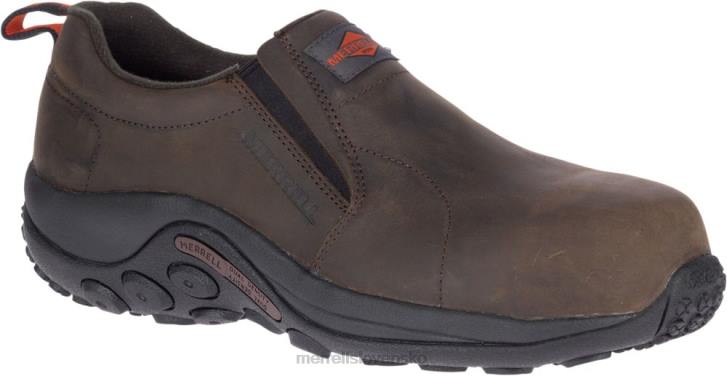 Merrell džungľová moc kožená pracovná topánka široká šírka (j099319w) topánky 6T64487 espresso muži