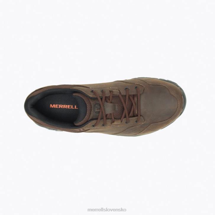 Merrell široká šírka moab adventure čipky (j91827w) topánky 6T64355 temná zem muži