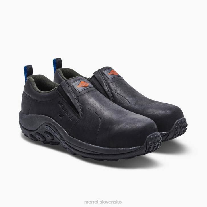 Merrell jungle moc kožená špička sd+ pracovná obuv široká šírka (j099379w) topánky 6T64453 čierna muži