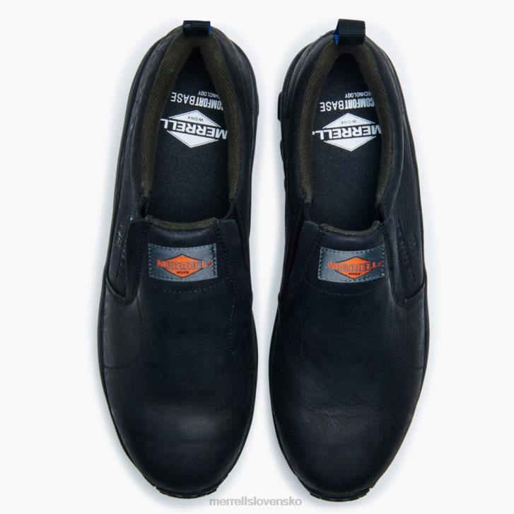 Merrell jungle moc kožená špička sd+ pracovná obuv široká šírka (j099379w) topánky 6T64453 čierna muži
