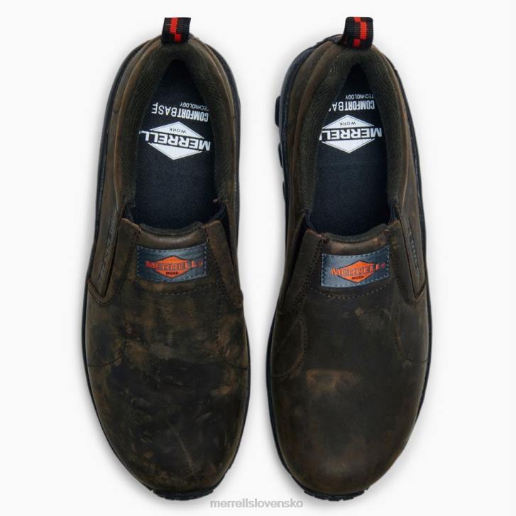 Merrell pracovná obuv jungle moc leather sr (j099323) topánky 6T64340 espresso muži