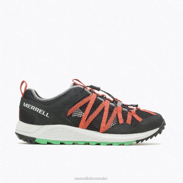 Merrell wildwood aerosport (j067675) topánky 6T64698 čierna/mandarinková muži