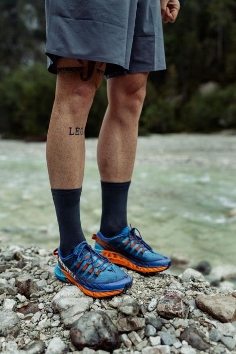 Merrell agilita vrchol 4 (j135111) topánky 6T6484 tahoe muži