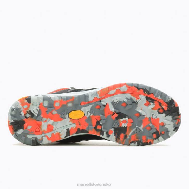 Merrell nova 3 mid gore-tex (j067615) topánky 6T6442 čierna/mandarinková muži