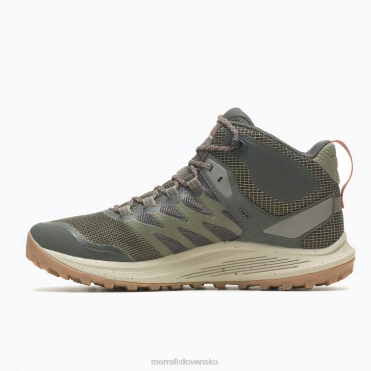 Merrell nova 3 mid gore-tex (j067617) topánky 6T6440 olivový muži