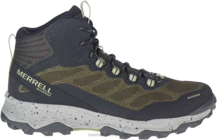 Merrell Stredne vodeodolný speed strike (j066879) topánky 6T64780 olivový muži