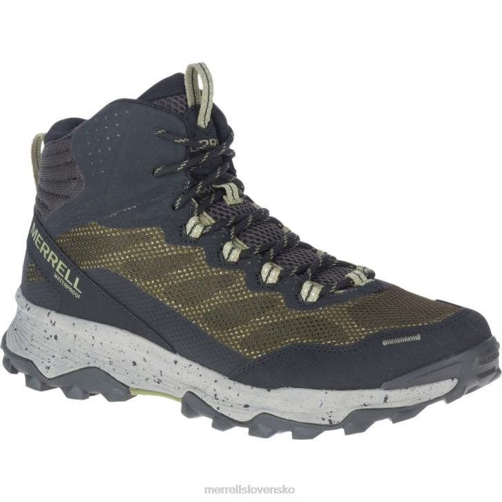 Merrell Stredne vodeodolný speed strike (j066879) topánky 6T64780 olivový muži