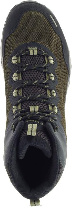 Merrell Stredne vodeodolný speed strike (j066879) topánky 6T64780 olivový muži