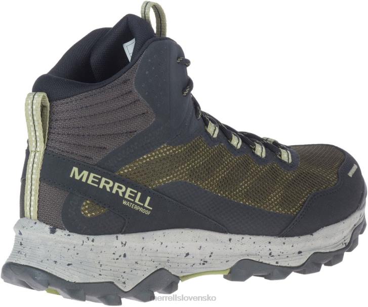 Merrell Stredne vodeodolný speed strike (j066879) topánky 6T64780 olivový muži