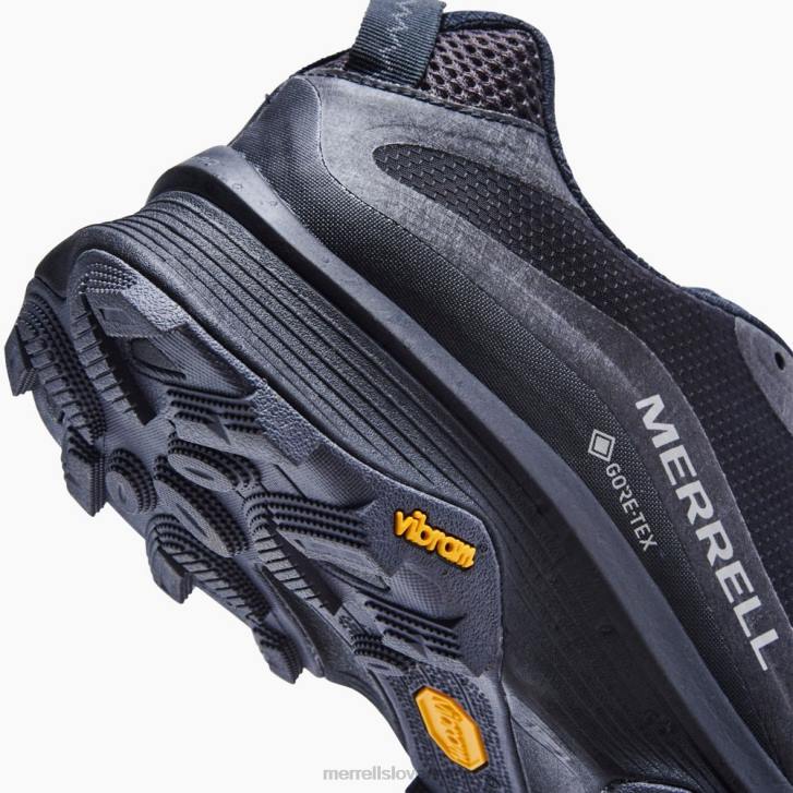 Merrell gore-tex rýchlosť moab (j067083) topánky 6T6423 čierna/asfalt muži