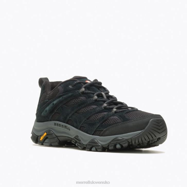 Merrell široká šírka moab 3 (j035875w) topánky 6T64206 čierna noc muži