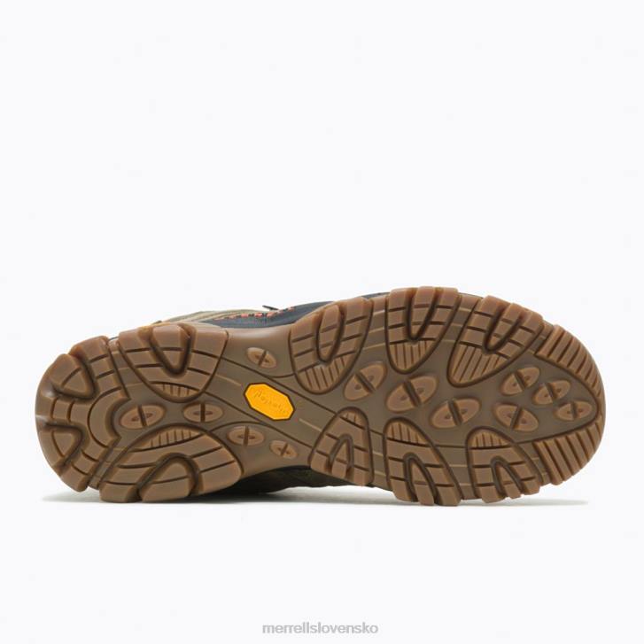 Merrell moab 3 stredná vodotesná široká šírka (j036549w) topánky 6T64218 oliva/žuvačka muži