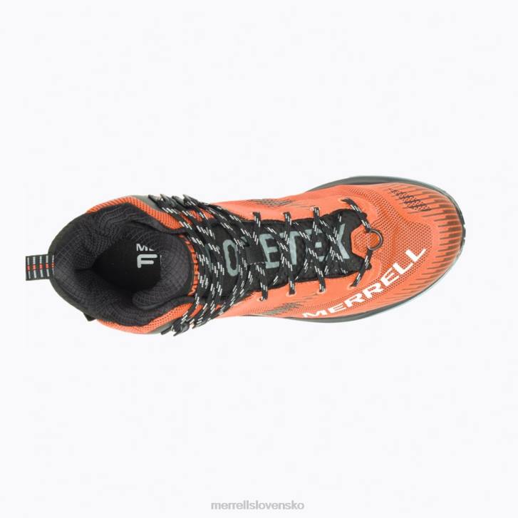 Merrell nečestný turista mid gore-tex (j037147) topánky 6T6435 oranžová muži