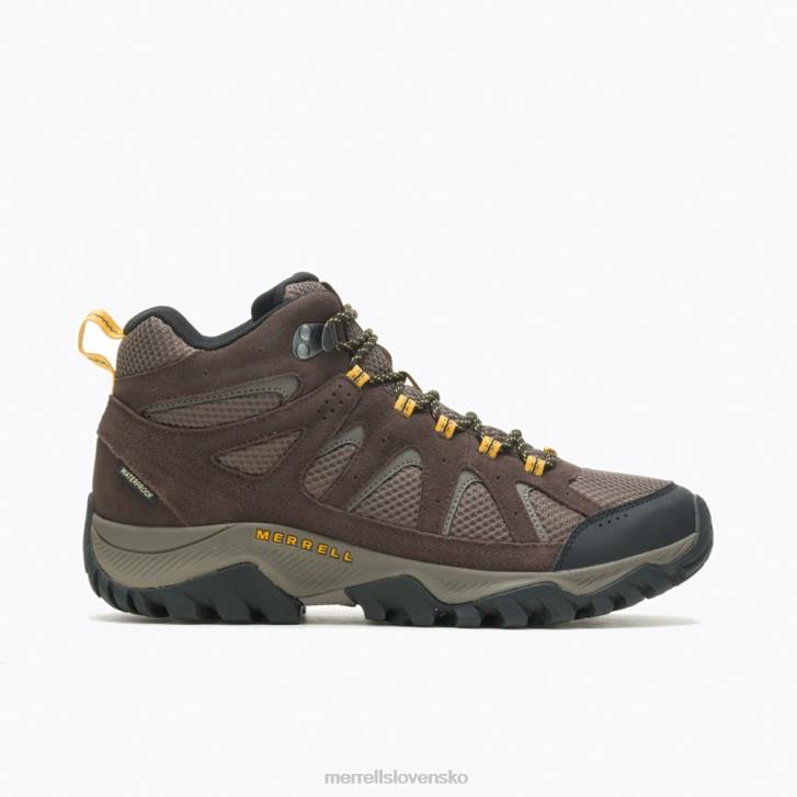 Merrell oakcreek stredne vodeodolná široká šírka (j036401w) topánky 6T64604 espresso muži