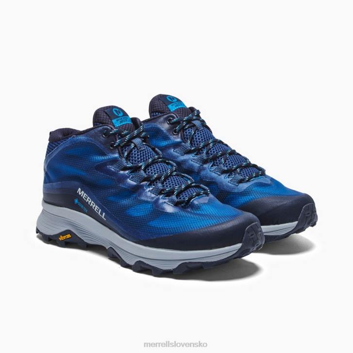 Merrell rýchlosť moab mid gore-tex (j135413) topánky 6T64193 námorníctvo muži