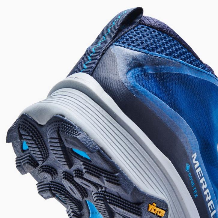 Merrell rýchlosť moab mid gore-tex (j135413) topánky 6T64193 námorníctvo muži