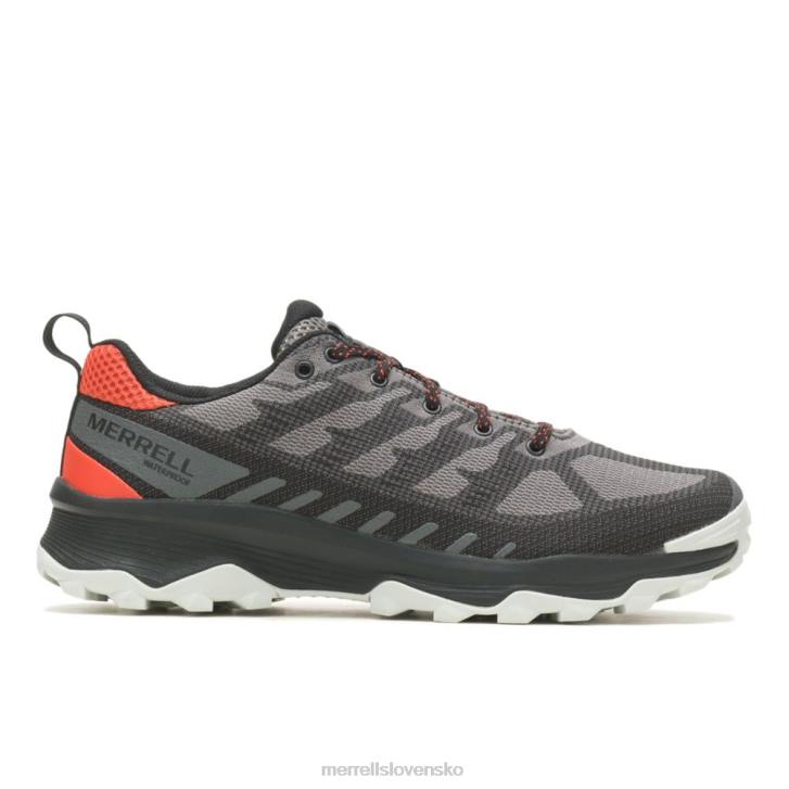 Merrell speed eco vodotesný (j036999) topánky 6T6473 drevené uhlie/mandarínka muži