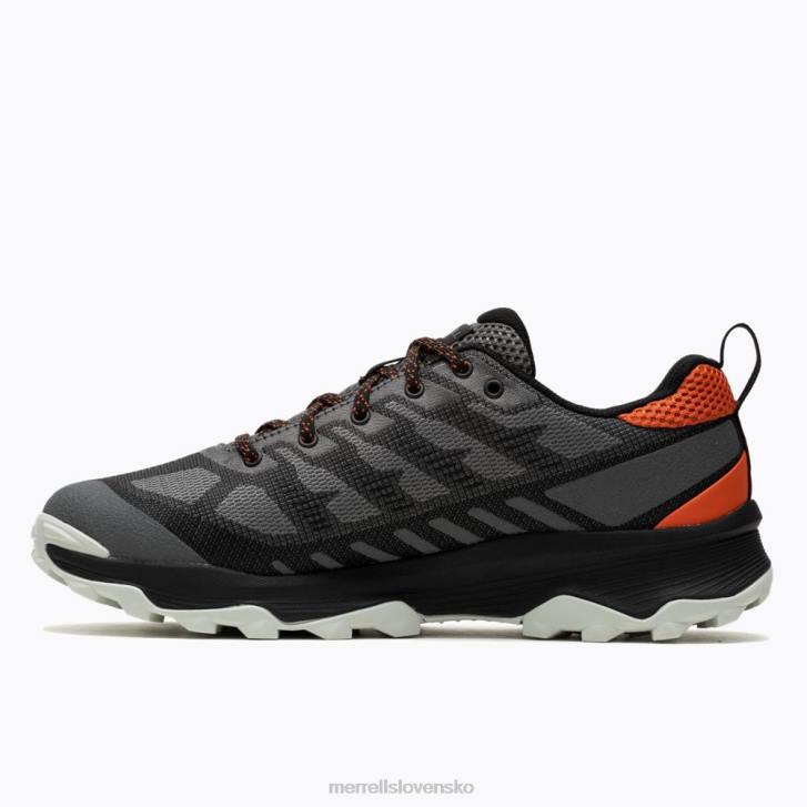Merrell speed eco vodotesný (j036999) topánky 6T6473 drevené uhlie/mandarínka muži